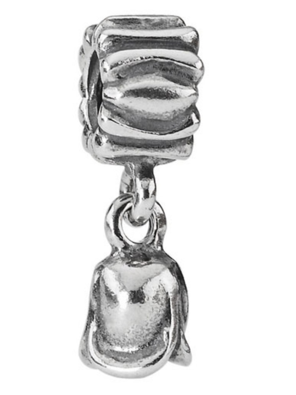 Pandora Sterling Silver authentic  tulip retired Drop Charm